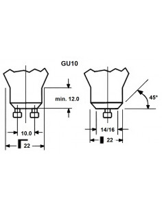 Bombilla LED GU10 7W 580lm SL V5 - SYLVANIA