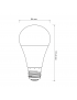 Bombilla LED E27 12W Estándar - THREELINE