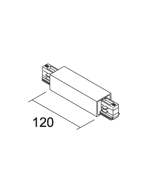 Conector Central y Junta Lineal para Carril Bifásico - IVELA