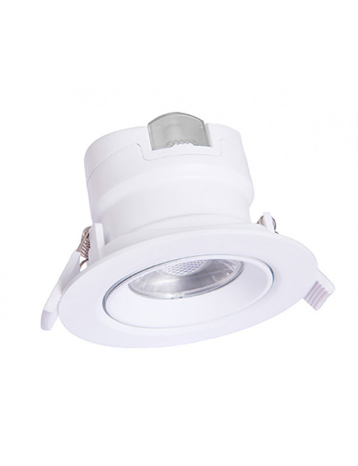 Foco Downlight LED 10W Circular Direccionable Corte Ø90mm