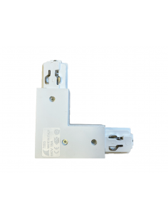 Conector exterior Tipo L para Carril Bifásico - IVELA