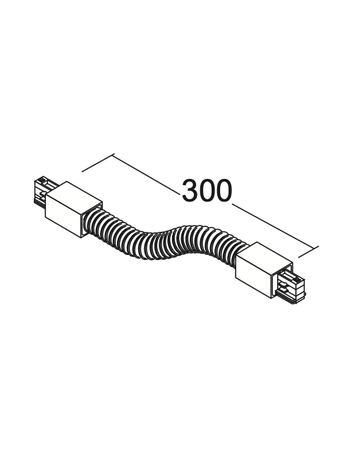 Conector Flexible para Carril Bifásico - IVELA