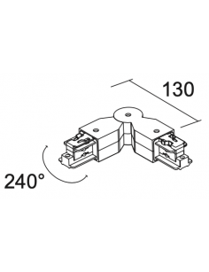 Conector Giro 240º para...