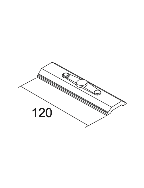 Placa 120mm para Carril Bifásico - IVELA