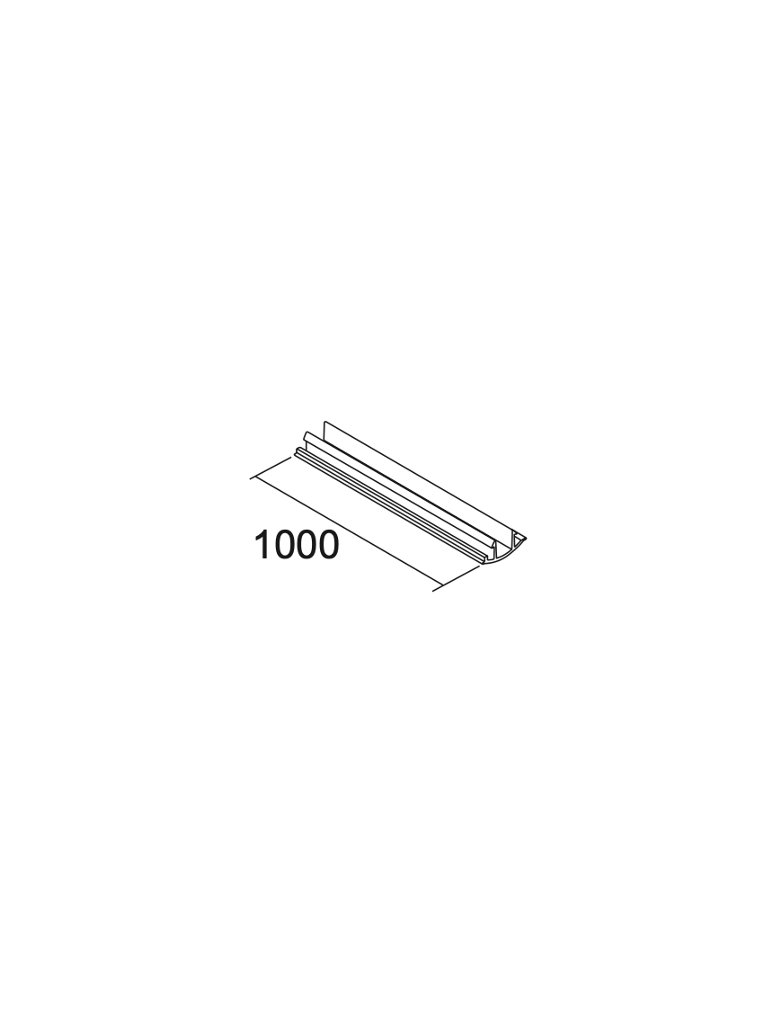 Difusor para Carril Bifásico 1000mm - IVELA