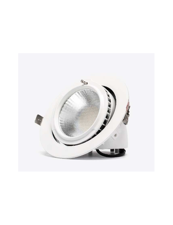 Foco Downlight Direccionable Circular LED 38W 100lm/W -THREELINE-