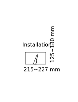 Foco Downlight Direccionable Rectangular LED 38W 87 lm/W -THREELINE-