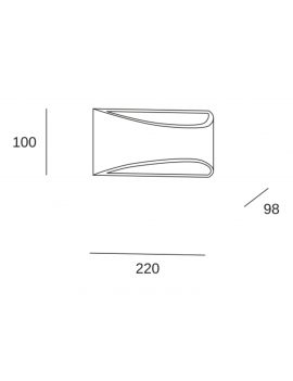 Aplique de Pared Interior LED 10W -For Light-