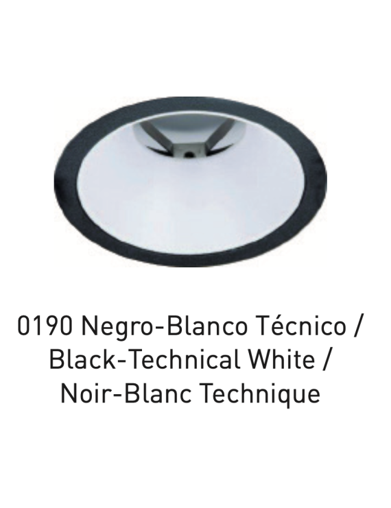 Downlight Aluminio Blanco Circular Corte Ø73mm -JISO-