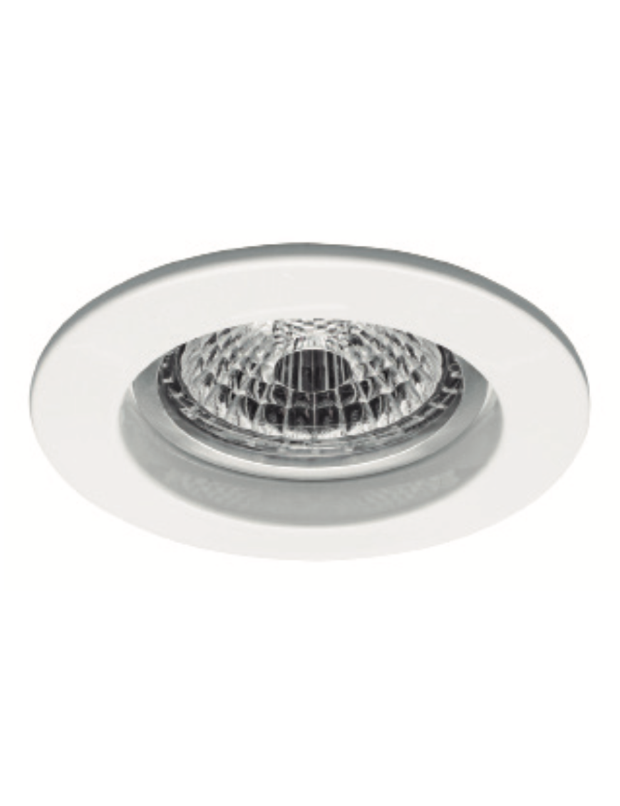 Downlight Aluminio Blanco Circular Ø78mm Corte Ø65mm -JISO-