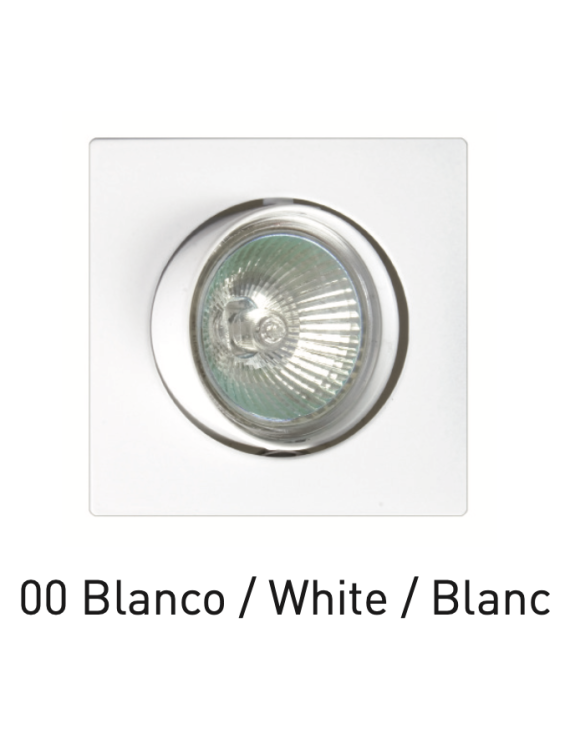 Downlight Direccionable Cuadrado LED 82x82mm Corte Ø75mm- JISO