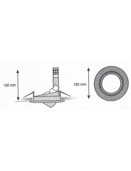 Foco empotrable halógeno orientable