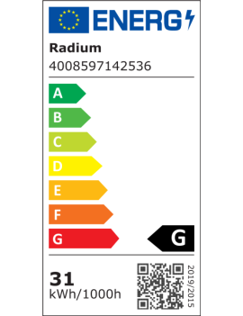 Tubo Fluorescente T5 28W 865 -RADIUM-