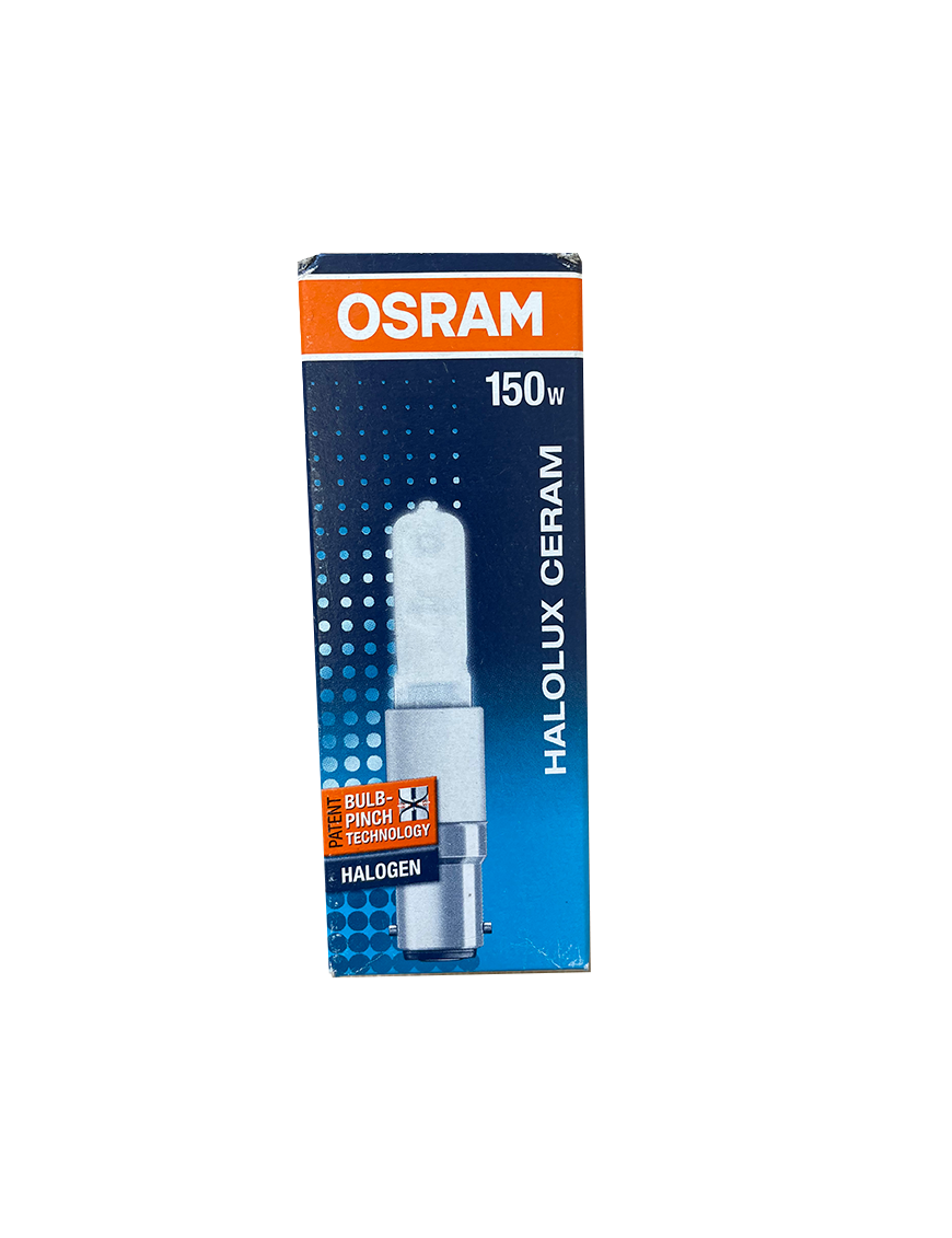 Bombilla OSRAM 150W Halolux ceram B15d/SBC 24000lm