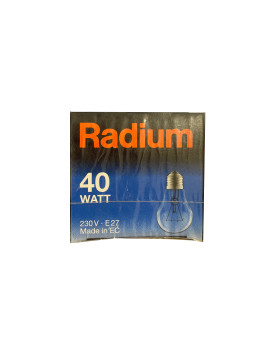 Bombilla E27 40W - Radium